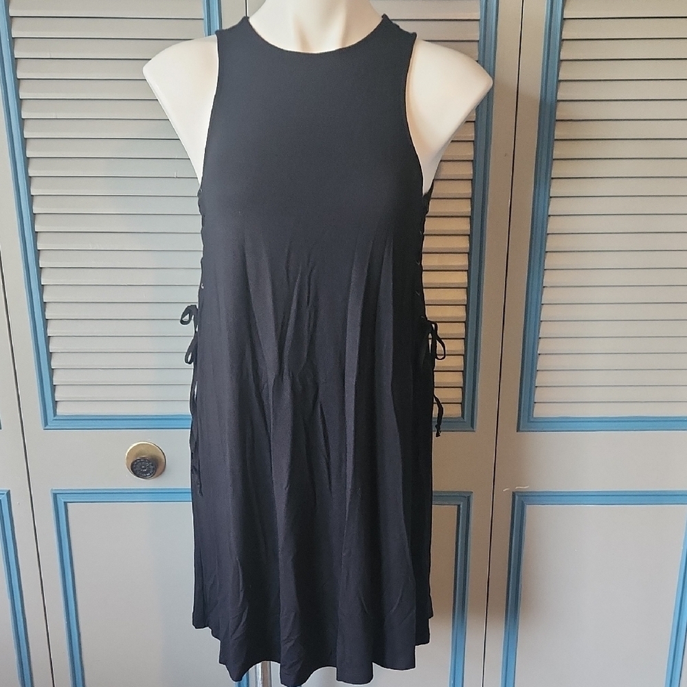 American Eagle Soft & Sexy Black Sleeveless Dress